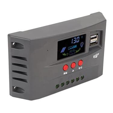Imagem de Zhjvihx Controlador de Carga Solar, Adaptação Automática de 12V 24V Super Hear Load Protection Regulation Protection -Proteção de Circuito LCD LCD (10a)
