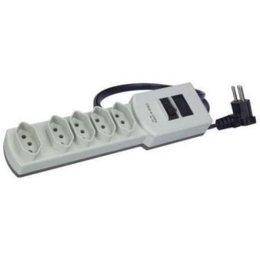 Imagem de Filtro De Linha Mg-3001 Cabo 3X0,75Mm 5 Tomadas Bivolt 4Mt