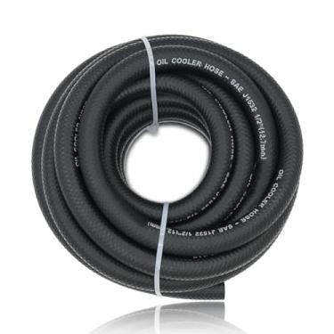 Imagem de Mangueira refrigeradora de óleo de transmissão 1/2 - Mangueira de linha de combustível de 300 PSI SAE J1532 para transmissão de fluido, óleo, refrigerante, diesel, fluido hidráulico, lubrificante, gás