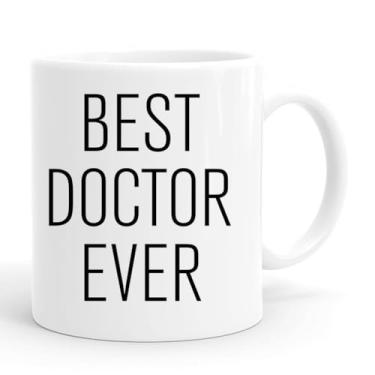 Imagem de PEJAFAN Caneca de café Best Doctor Ever Gifts 325 ml - Presentes médicos canecas de café presentes de agradecimento (MÉDICO)