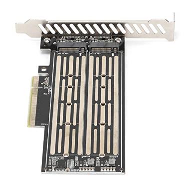 Imagem de RiToEasysports Cartão de Expansão SSD Com Interface PCIE X8, Suporta 2 SSD NVME M.2, Modelo de Alto Desempenho PN02-RTK, Compatível Com Várias Funções da Divisão da Placa-mãe
