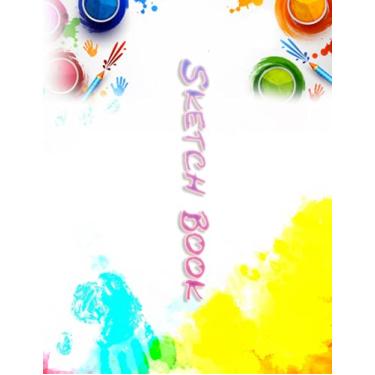 Imagem de Sketch Book: Notenook, Sketch Book, Journal,drawing pad for writing,painting,sketching,drawing or doodling 120 Pages, 8.5x11 ( Din A4 ) sketchbook ... drawing,sketch book paperback.