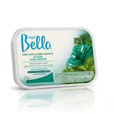 Imagem de Cera Depilatória Algas com Menta Depil Bella 250G
