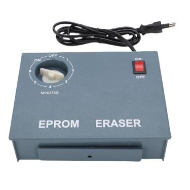 Imagem de Garosa Eraser EPROM Timer Mecânico de 60 Minutos para o Semicondutor de Wafer Apagando Com 14 Chips Capacidade Compact ABS Design para Pequenos Objetos de Cura e Solidificação Adesiva (Plugue UE)