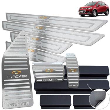 Imagem de Descanso De Pé Pedaleira Soleira Tracker Premier Prata