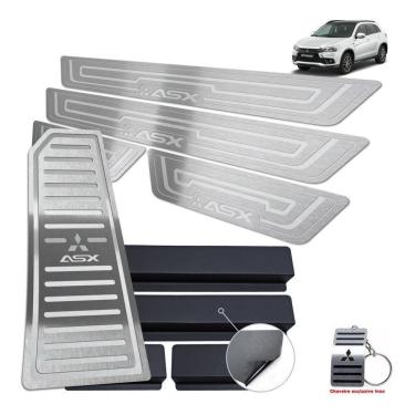 Imagem de Soleiras Com Descanso De Pé Asx 2018/2020 Prata Baixo Relevo