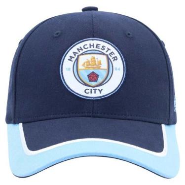 Imagem de Boné Manchester City Azul Marinho Claro Supercap
