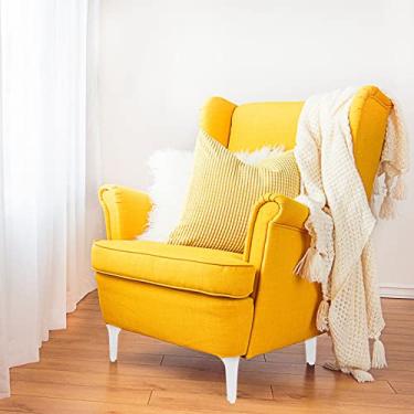 Imagem de [-] 4 peças de pernas de móveis triângulo forte 136 kg pés de móveis de aço resistente pernas de sofá moderno antiderrapante protetor de chão com parafusos para armário de mesa armário sofá cadeira