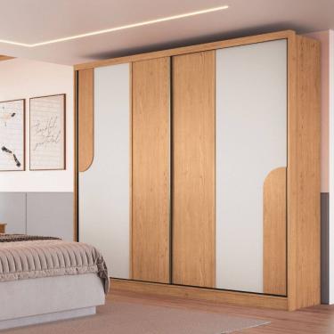 Imagem de Guarda Roupa Casal Flex 2 Portas de Correr Lumos New Moveis Castro