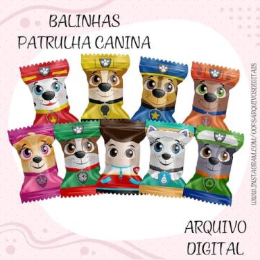 Imagem de Balinha Patrulha Canina - Ateliê Prado