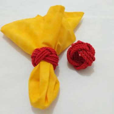 Imagem de Porta Guardanapos trançado - Mesasemantica, Vermelho