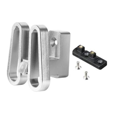 Imagem de Generic Adaptador de de Bagageiro Frontal, Suporte para Cesto de Bicicleta, Suporte para Bagageiro Frontal, Peça de Ciclismo, Prata