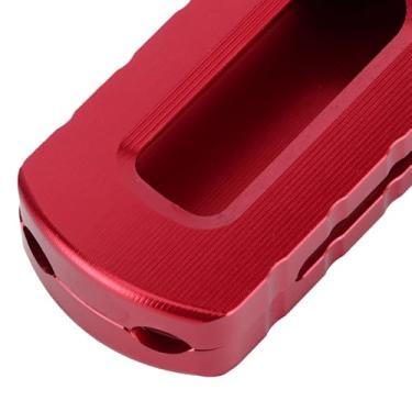 Imagem de aqxreight - Capa para chave de carro, chave de liga de alumínio CNC com controle remoto para FORZA 250/300 PCX 125/150 (vermelho)