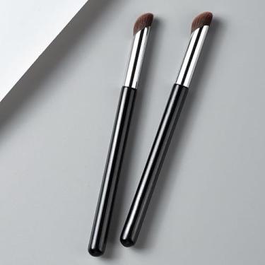 Imagem de Pincel corretivo sob os olhos, pincel de contorno de nariz, pincel de corretivo angular para polimento e mistura