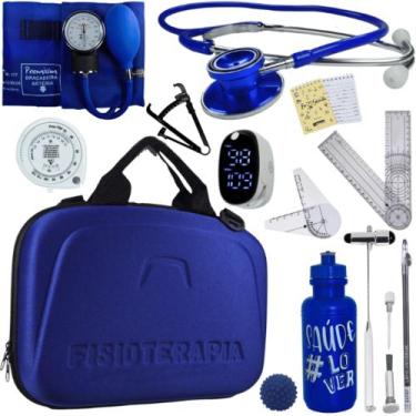 Imagem de Kit Fisioterapia Maleta Goniometro Martelo Buck Completo - Love Saude,