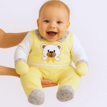 Imagem de Conjunto Pagão 100% Algodão Roupa Saída Maternidade Bebê Menino Ou Men