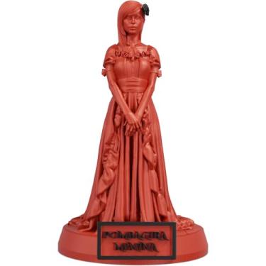 Imagem de Estátua Pombagira Menina Imagem Umbanda Candomblé (Cor Sanguis Obscurus)
