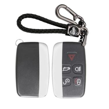 Imagem de ontto Chaveiro Fobik de substituição para Land Rover LR2 LR4 para Range Rover Sport Evoque Apto para Jaguar F-Type XJ XF Controle remoto de entrada sem chave de proximidade inteligente, FCC ID