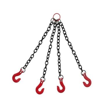 Imagem de Fenteer Corrente de elevação para carro RC, corrente de elevação tipo linga, peças de reposição, substituição direta, decoração, simulação, 4 Ganchos