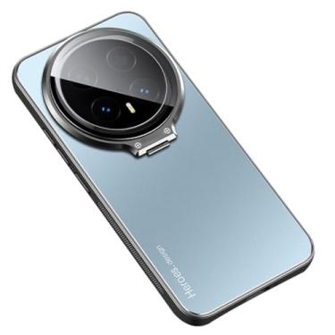 Imagem de LTLMYDAM Capa magnética para Honor Magic 8 Pro/8, suporte de proteção para câmera, capa fina, textura fosca, capa de carregamento sem fio, azul, 8 Pro