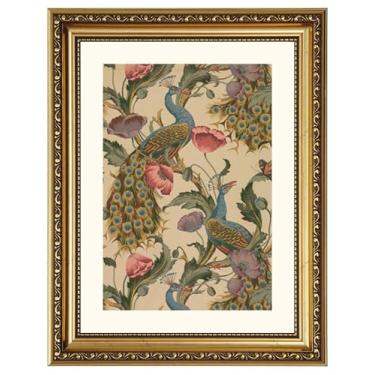 Imagem de HUARCEY Impressão em tela emoldurada Pavão 28 x 35 cm