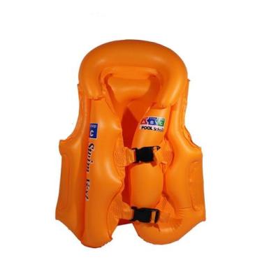 Imagem de Colete Infantil Bebê Boia Inflável Unissex Piscina Praia P - Outras Ma