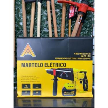 Imagem de Martelete rompedor perfurador 48V, 2 baterias AAATOP