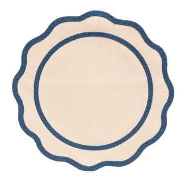 Imagem de Jogo Americano Copa E Cia Avulso Brazil Nature Lola Circular Azul