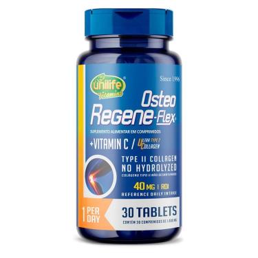 Imagem de Colágeno Tipo 2 Ii 40mg Regeneflex Osteo Unilife