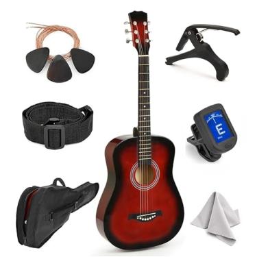 Imagem de violão acústico canhoto