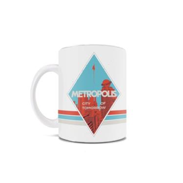 Imagem de Trend Setters DC Comics – Superman – Retro Metropolis – Uma caneca de café de cerâmica de 325 ml – Oficialmente licenciada colecionável – perfeita para presentear ou colecionar – Metropolis: City of