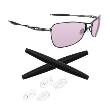 Imagem de Biyxpiv Kits de borracha de substituição para almofadas de nariz para óculos Oakley Crosshair S Crosshair 1.0, fácil instalação, Kit de borracha