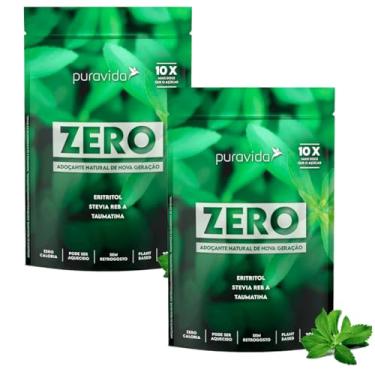Imagem de Kit 2 Adoçante Natural Zero Puravida 100g