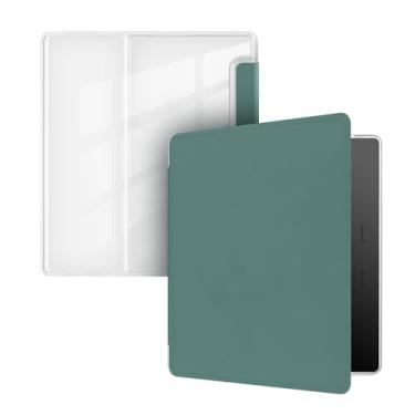 Imagem de Yzlvigrous Capa para 7 Polegadas Kindle Oasis 9th/10th Gen 2017/2019, Capa Ultra Fino com Sono Automático e Acordar, Modelo Compatível com Estojo de TPU Suave: CW24WI / S8IN4O