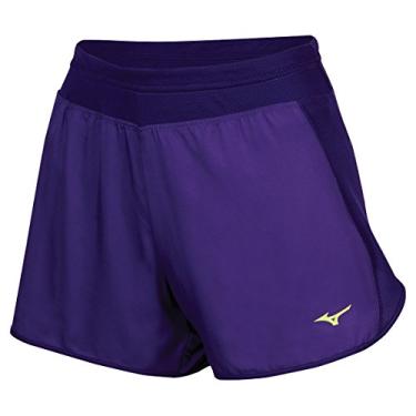 Imagem de Mizuno Short feminino de corrida Phoenix 4.0, grande, roxo