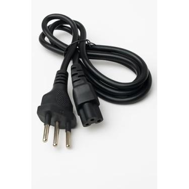 Imagem de Cabo de Força Tripolar 3 Pinos Padrão Novo – 1,5m Reforçado, Plug Universal para Notebook, Monitor e Impressora – Seguro e Durável