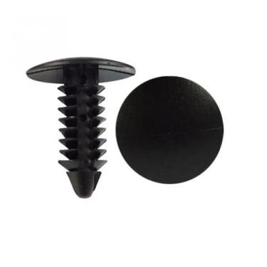 Imagem de Grampo Acabamento Fechamento Portão  Arrebite Preto 100uni - B2B Plást