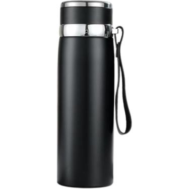 Imagem de Garrafinha Térmica Inox 800ml – Durável, Antivazamento e Mantém Temperatura Ideal (Preto)