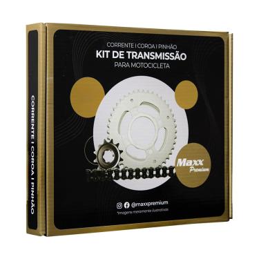 Imagem de KIT RELACAO FAN 125 14-18 43/14 428HX118L (CLP) MAXX