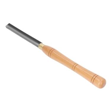 Imagem de FTVOGUE Cinzel de Torno de Madeira, Trabalho Eficiente, Cabo Antiderrapante, Transporte Leve, Alta Eficiência, Lâmina Arc HSS, para Marcenaria, Operação Manual