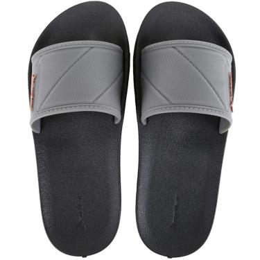 Imagem de Chinelo Juvenil Rider Slide Street - Preto e Laranja - 35/36-Masculino