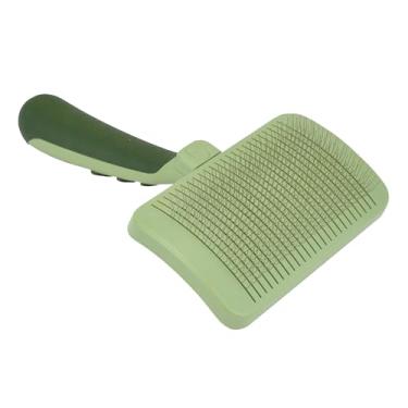 Imagem de Coastal Escova de limpeza autolimpante para cães Safari Pet - Escova para desidratar cães - Previne tapetes e cabelos emaranhados - Para cães com pelo curto ou longo - Médio - 10,8 cm x 10,3 cm
