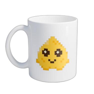 Imagem de Caneca Xícara de Café Porcelana 300ml Monstro de Jogo Arte Pixel