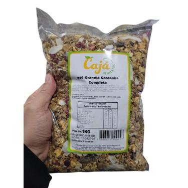 Imagem de Granola C/ Castanha Completa - 1 kg - Sem Conservantes - Caixa Aliment