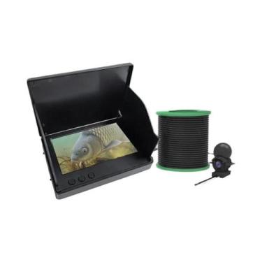 Imagem de 220 graus Câmera De Pesca Subaquática Portátil 1080P Com Visão Noturna