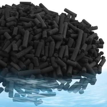 Imagem de Pelotas de meios de filtro de carvão de carbono a granel de 3 kg para filtro de recife de carvão de aquário de peixes de aquário