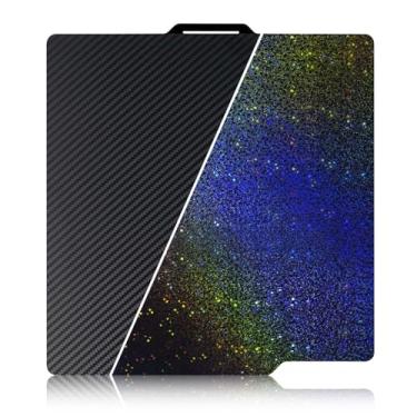 Imagem de IdeaFormer Placa de construção PET PEY de dupla face para Bambu Lab X1/X1C/X1E/P1P/P1S/A1, placa de aço de mola PET+PEY flexível e lisa 257x257mm para impressoras 3D Bambu