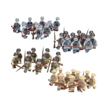 Imagem de Brinquedos De Blocos De Montar Mini Bonecos Humanoides Para Crianças, 