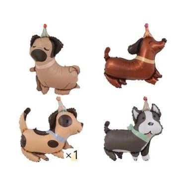 Imagem de Balões De Alumínio Com Tema De Cachorro Para Decoração De Aniversário 