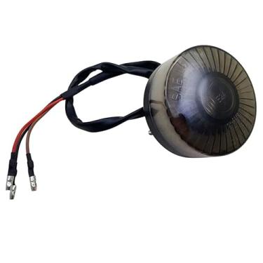 Imagem de Yecnecty Luz de freio traseira universal de LED redonda para motocicleta lâmpada de montagem de placa de licença para motocicleta para cafe Racer Honda ATV UTV Suzuki